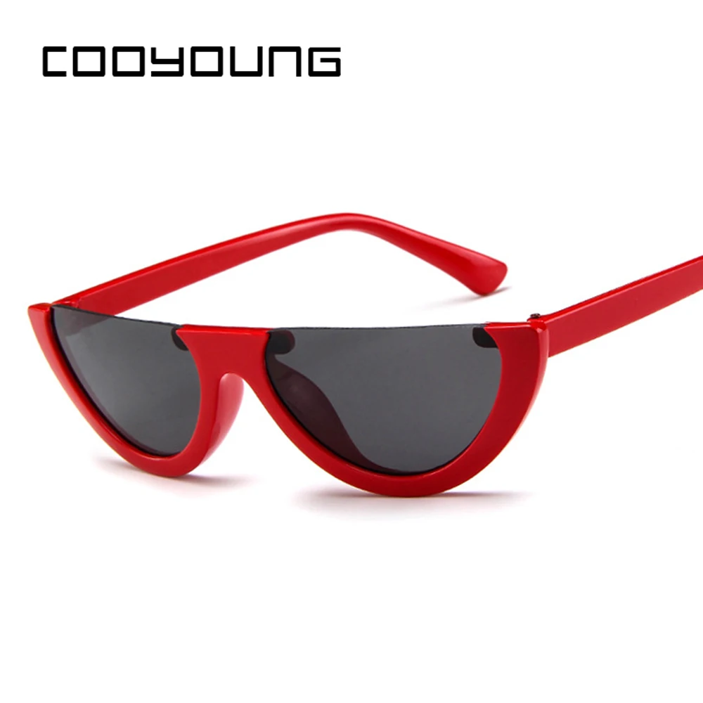 Солнцезащитные очки кошачий глаз COOYOUNG женские модные брендовые дизайнерские в