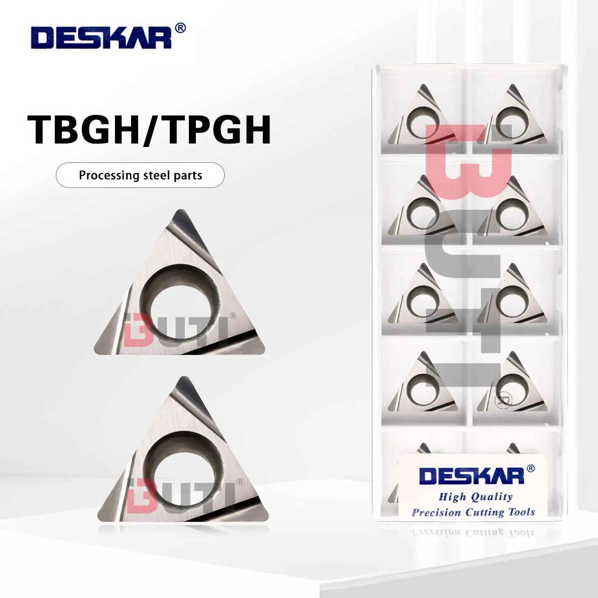 Фото DESKAR 100% Оригинальные керамические резцы для токарных станков с ЧПУ TBGH060102 TPGH080202 TPGH080204 TPGH090202 TPGH110302L-F L-W LF90 №1