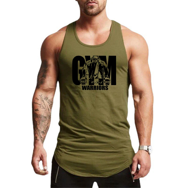 

Summer Running Sweat-absorbing Men's Sleeveless Sports Tank Top