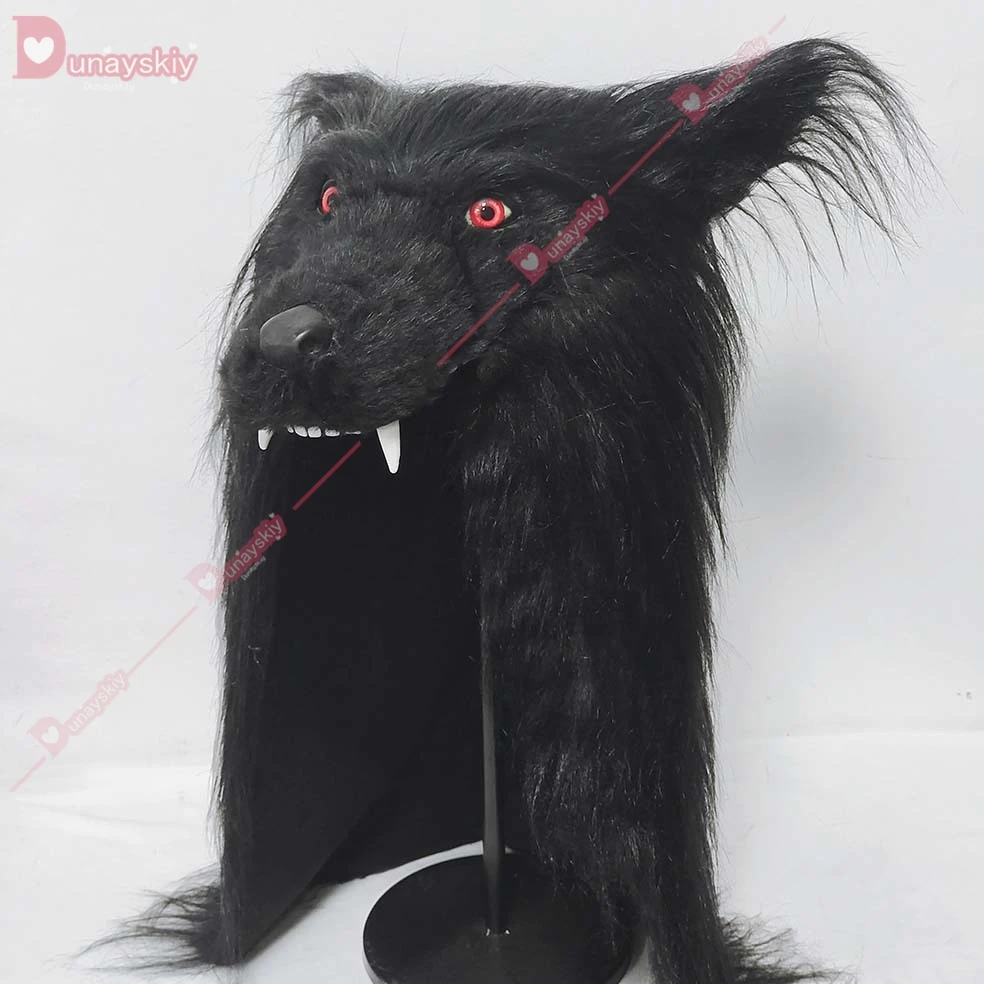 Жуткий костюм волка маска для косплея набор когтей оборотня на Хэллоуин перчатки