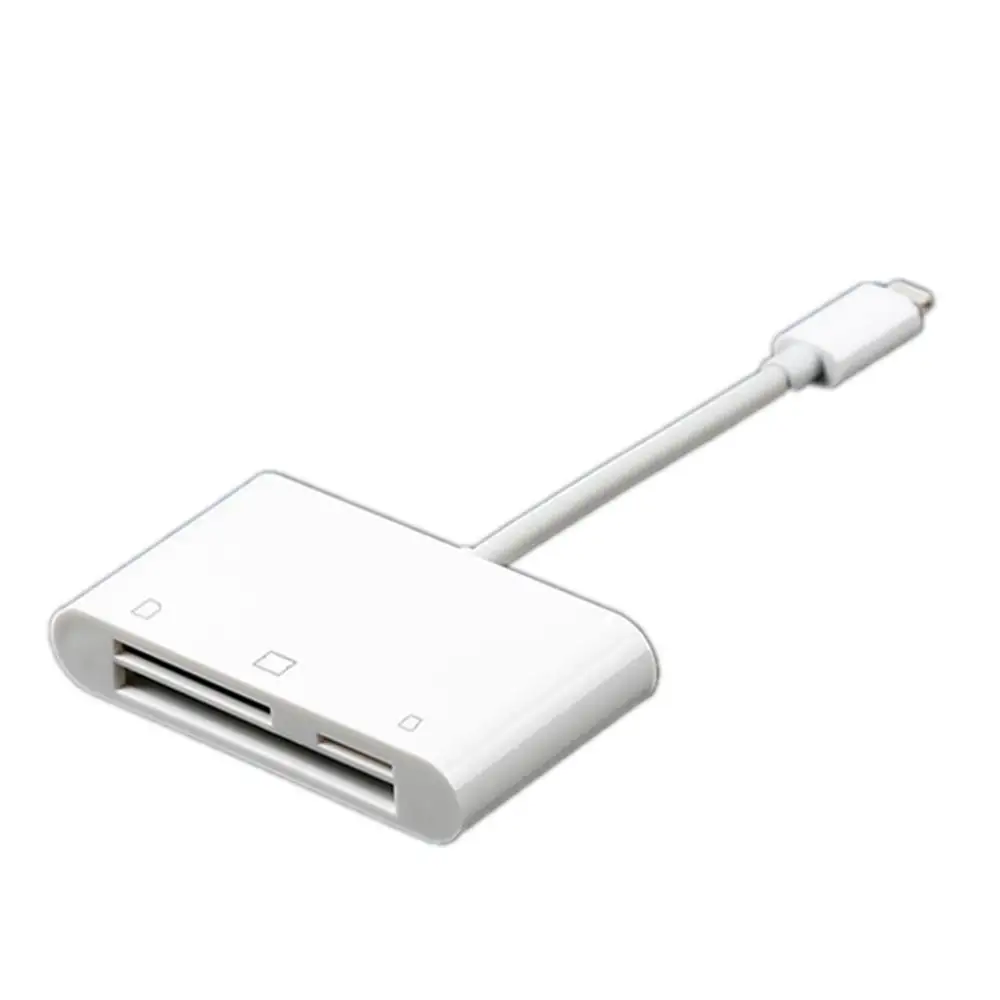 

Устройство для чтения CF-карт 3 в 1, подходит для смартфонов Apple, многофункциональный адаптер OTG, карта памяти SD для камеры