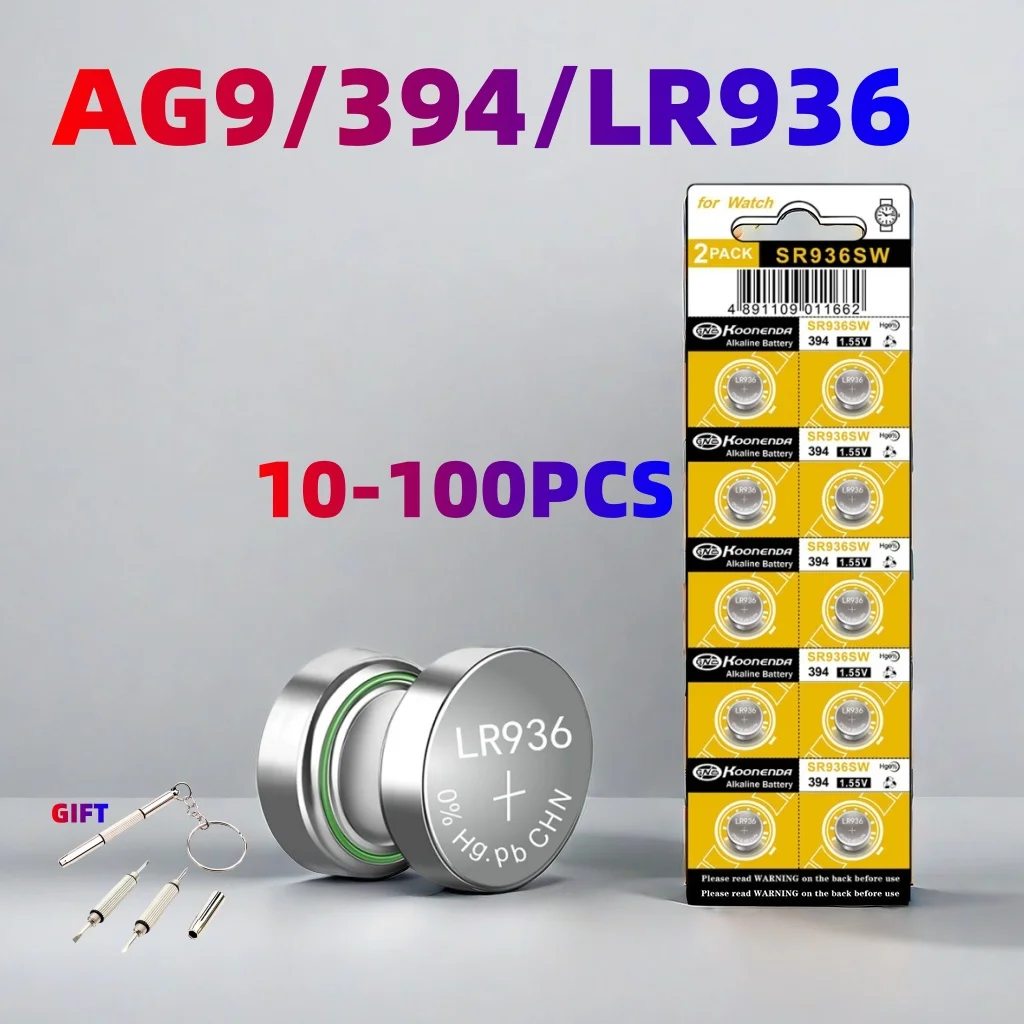 Кнопочный элемент LR936 394 SR936SW CX194 LR45 G9A 194 394A SR936F 10-100 шт