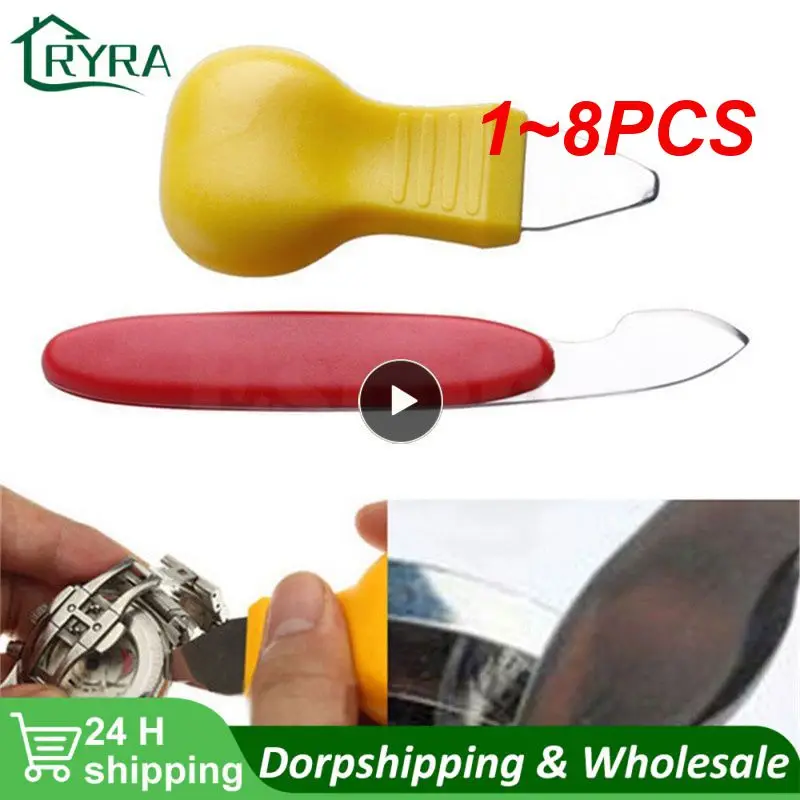 

1~8PCS Of Watch Repair Tool Back Cover Case Opener Remover Battery Change Kit Watch Opener Kit