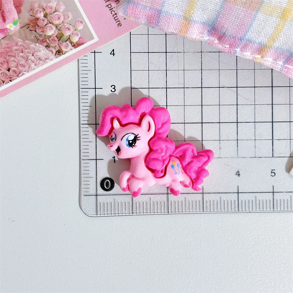 Набор из 6 штук: милые 3D-наклейки My Little Pony из смолы, аниме-стиль, для декора чашек, обуви, DIY-поделок, подарки (art.: 3920db85cccc1) - 3920db85cccc1