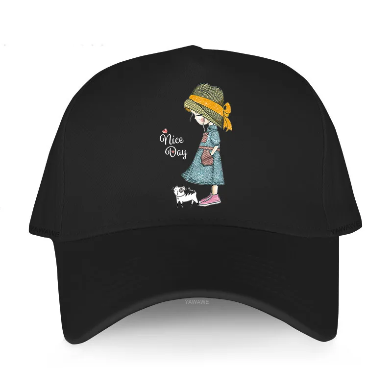 

Men's fashion many color caps New arrival thermocollants Lovely girl Funny Design Baseball cap drop shipping Unisex Outdoor hats