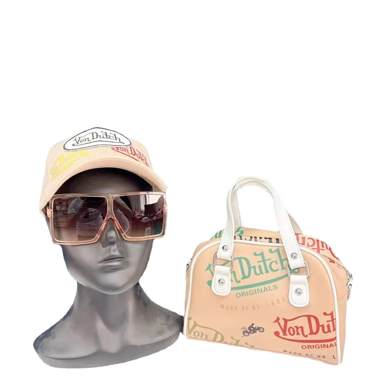 

LC New Trendy Bags For Women 2022 Handbag Women's bag Fashion Two-piece Set Popular Letters Messenger Bag