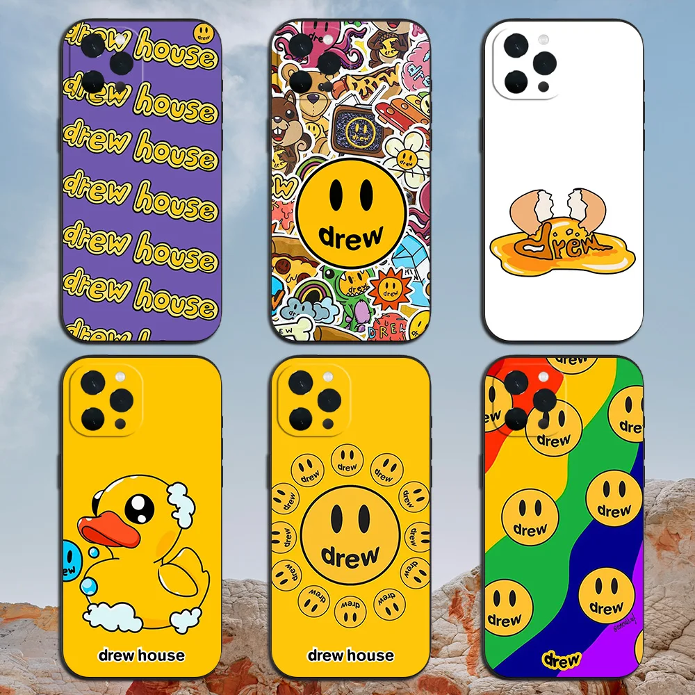 Чехол для телефона Джастина Бибер D-Drew H-House iPhone 11 12 13 14 15 16 мягкий корпус Pro Plus
