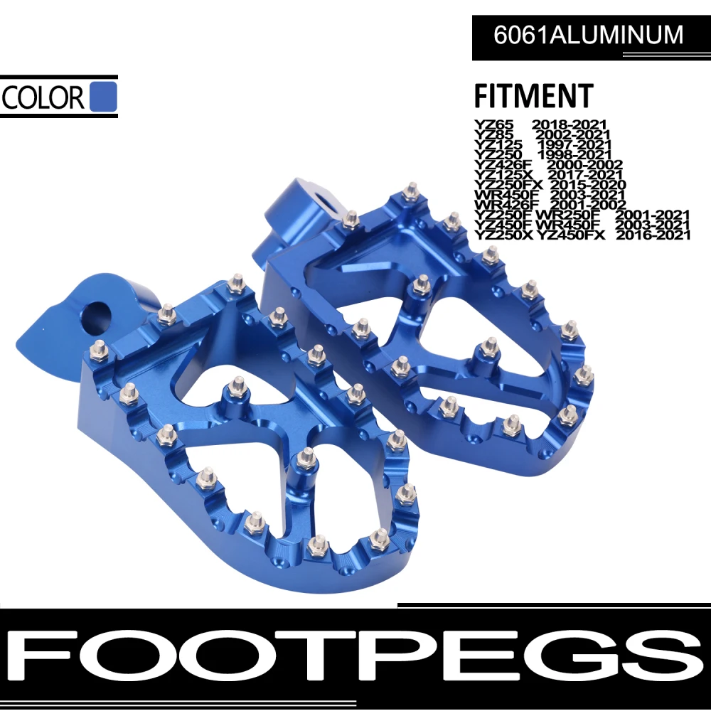 

CNC Motorcycle Foot Pegs Rests Footpegs Footrests For YAMAHA YZ 65 85 125 250 125X 250X 250F 426F 450F 450FX WR 250F 450F 426F