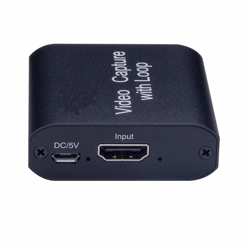 Карта видеозахвата совместимая с HDMI из алюминиевого сплава USB к HDMI-совместима Loop