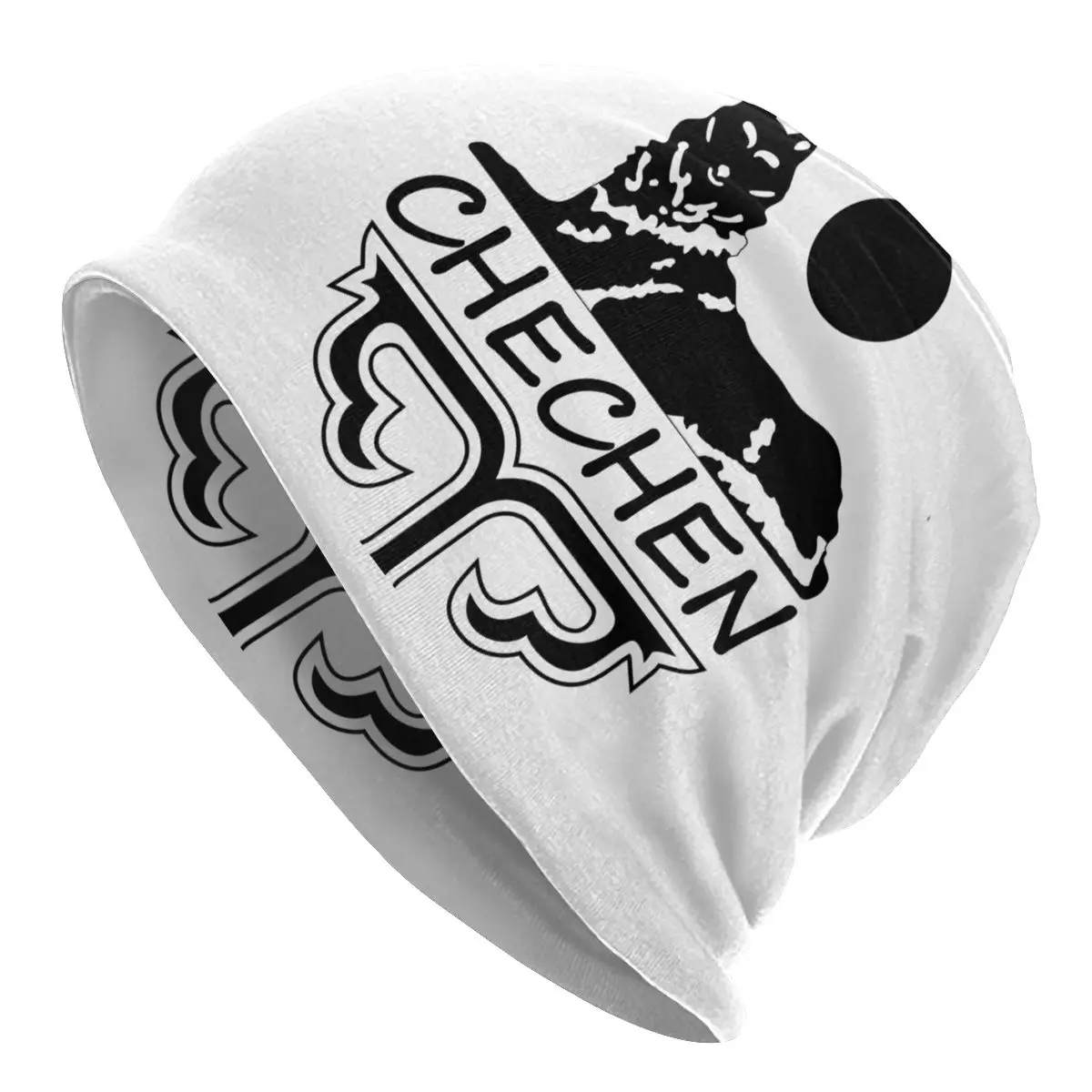 

Chechen Borz Slouchy Beanie Men Women Outdoor Winter Warm Skullies Beanies Hat Adult Chechnya Coat Of Arms Knitted Bonnet Cap