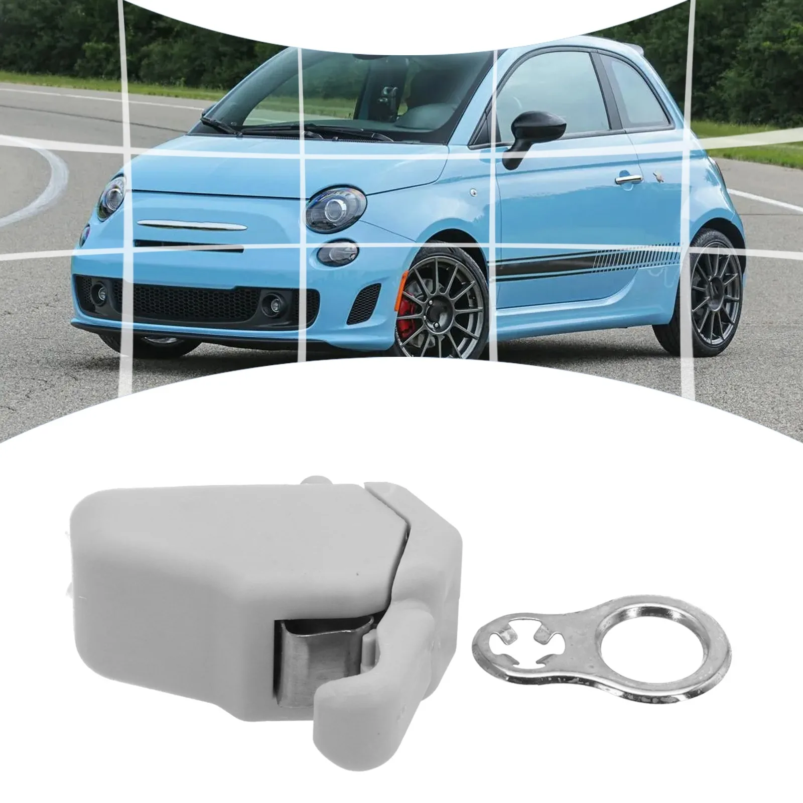 Автомобильный внутренний солнцезащитный козырек зажим 5ND86MS7AA для FIAT 500L 2014-2017