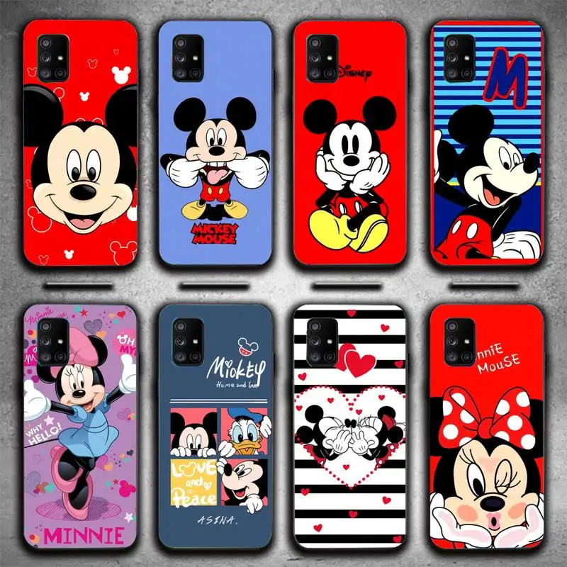 

Mickey And Minne Phone Case For Samsung Galaxy S6 S7 Edge Plus S9 S20Plus S20ULTRA S10lite S225G S10 Note20ultra Case