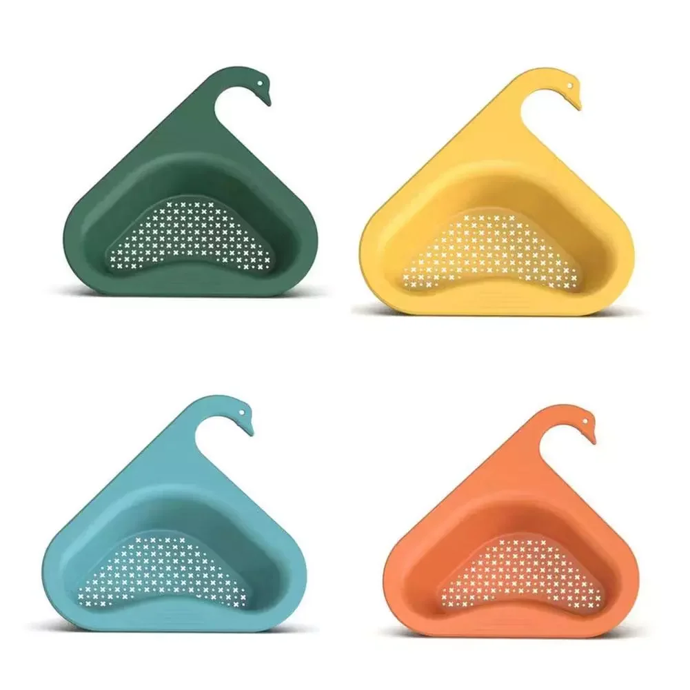 

4 цвета, сливная корзина в виде лебедя, кухонная раковина, зеркальная стойка, многофункциональная подвесная сливная стойка, сливная решетка ...