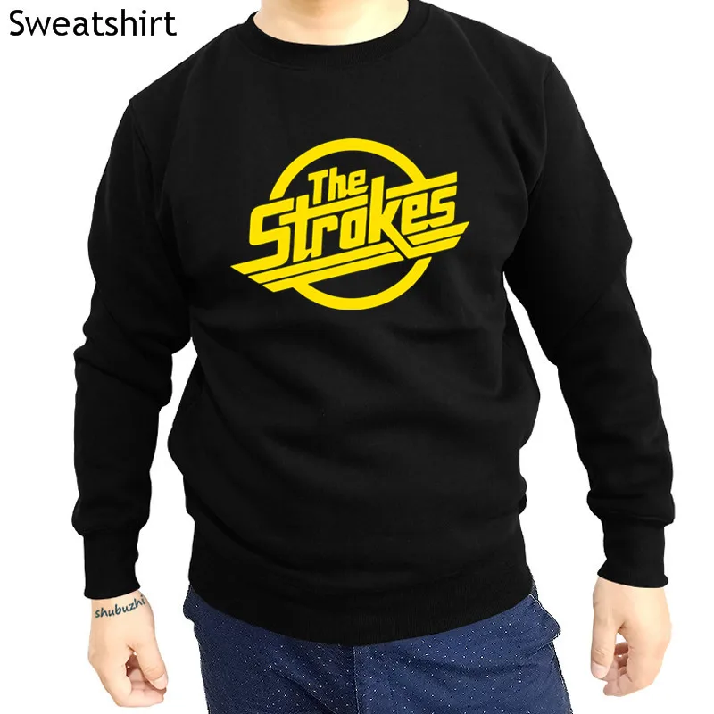 

The Strokes hoodies Men Indie Rock Band Men sweatshirt long sleeve Cotton Casual Music hoodiess Men Rock Clothing Tops hooy