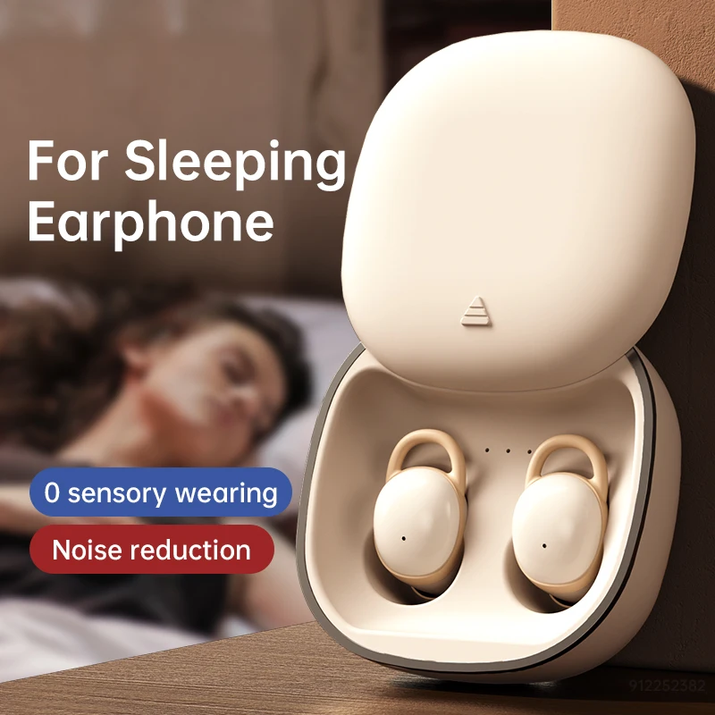 Купи Original Wireless Earphone Bluetooth 5.3 Headphone Noise Reduction In-Ear Earbuds sleeping Bluetooth Headset for xiaomi Ambie O за 1,482 рублей в магазине AliExpress