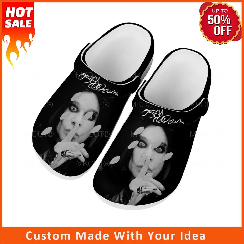 

Ozzy Osbourne Metal Rock Singer Pop Home Clogs Custom Water Shoes Mens Womens Teenager Shoes Clog Breathable Beach Hole Slippers