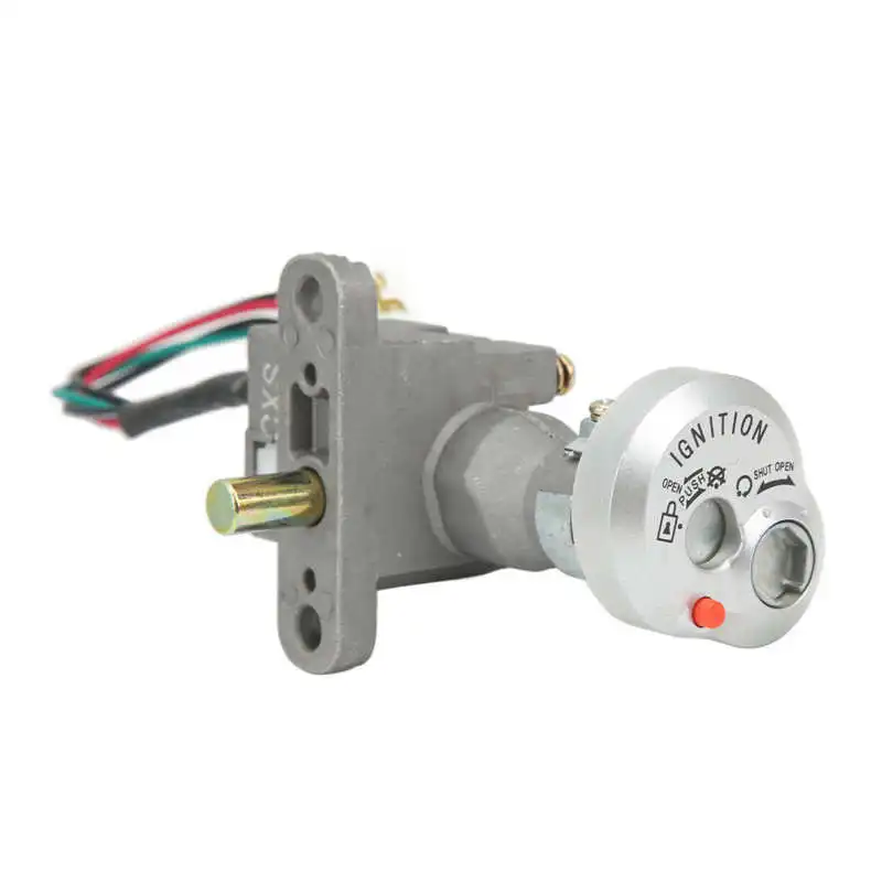 

Ignition Switches 4 Pin Steel Alloy Rustproof Stable Ignition Starter Switch High Strength for Motorcycle Accessories
