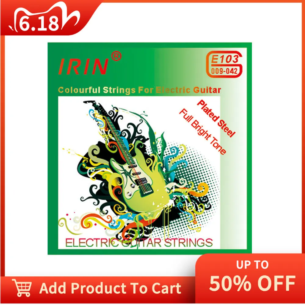 

6Pcs/Set Electric Guitar Strings Hexagonal Steel Core Colorful Strings Musical Stringed Instrument Guitar Parts Accessories