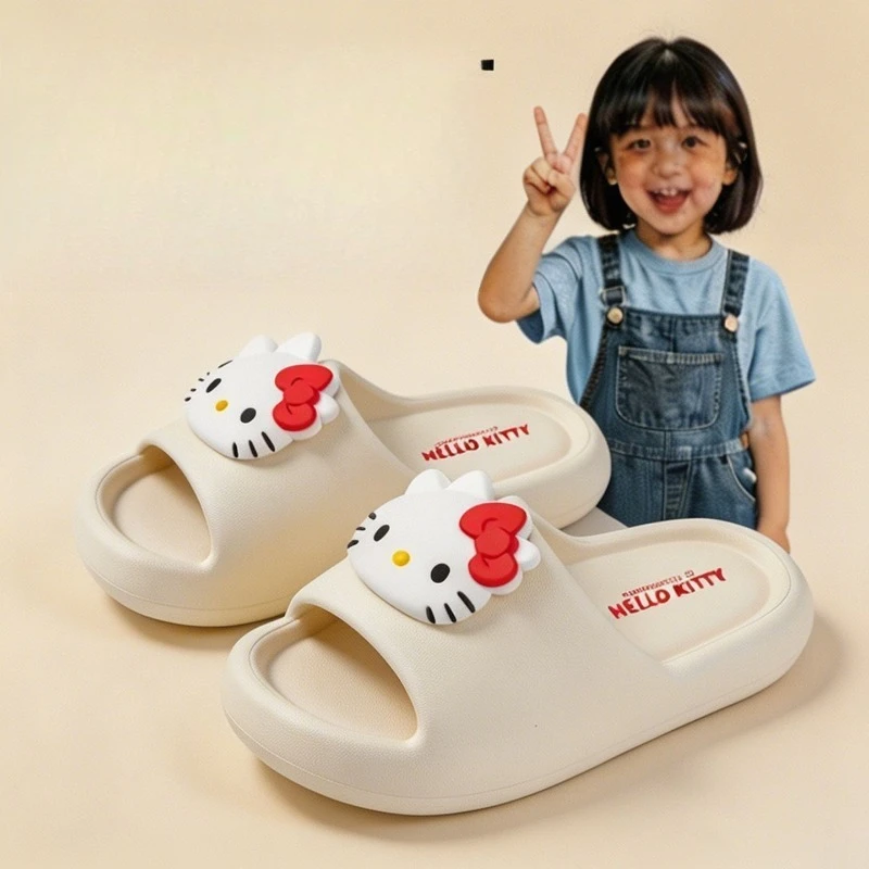 Фото Милые тапочки Kt Kawaii в стиле аниме, летние 2026, нескользящие, комфортные, с защитой от запаха, ощущение, будто ступаешь по облакам, модный тренд №3