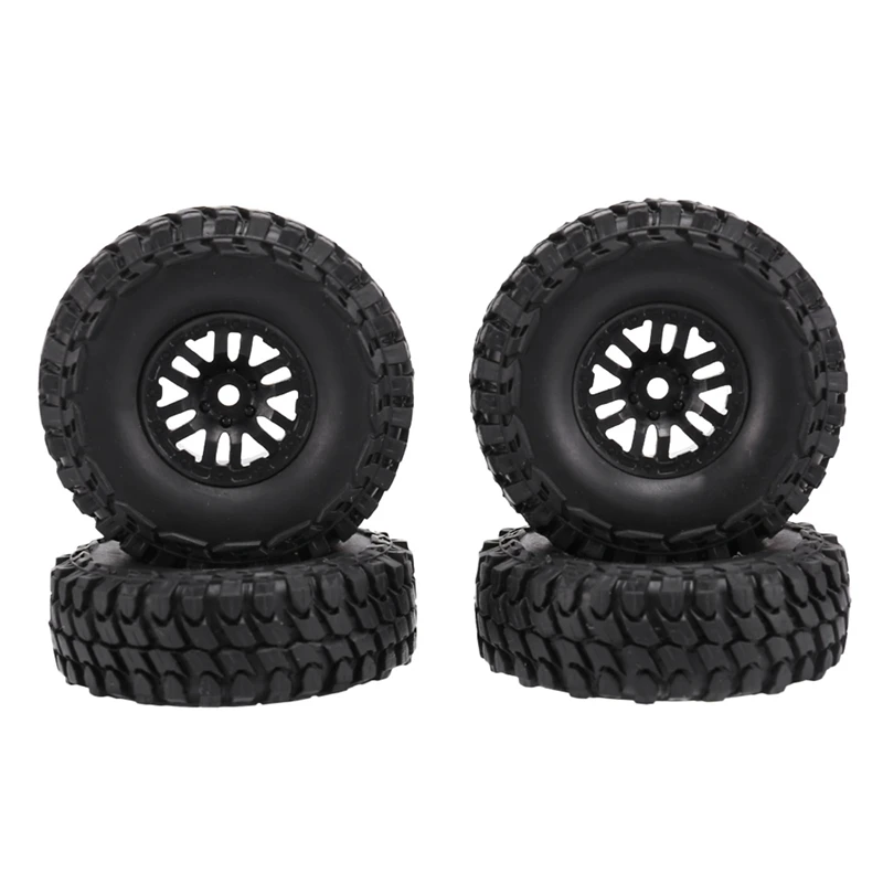 

4 шт. 55x24 мм набор шин для обода колеса для Axial SCX24 90081 AXI00001 1/24 RC Гусеничный автомобиль обновленные детали аксессуары