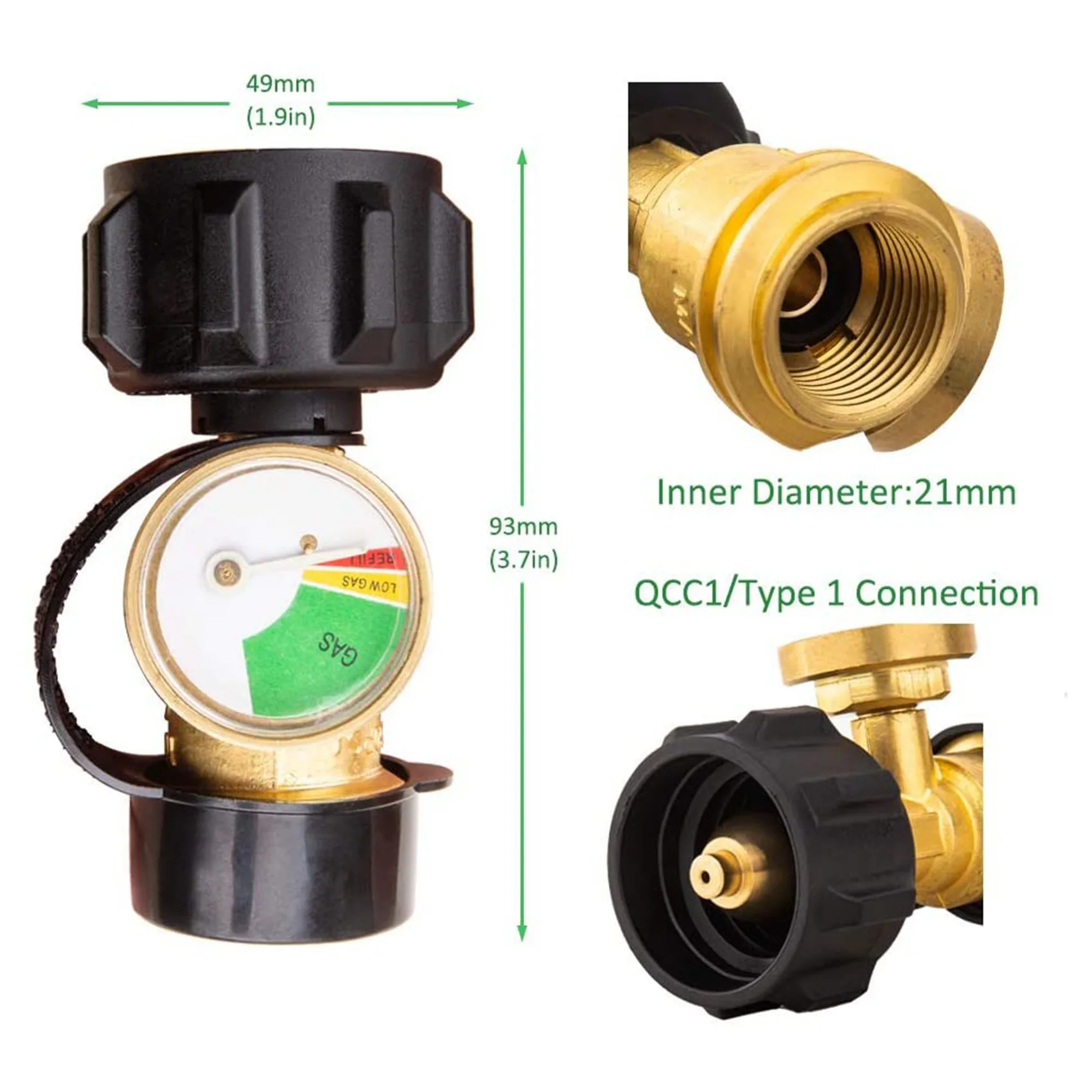 2 шт. измеритель уровня газа в бензобаке с соединением типа 1