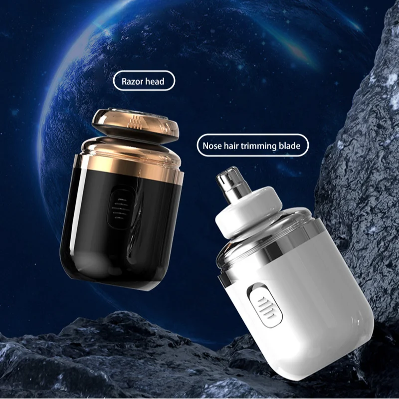 Xiaomi 2-в-1 электробритва триммер для волос в носу перезаряжаемая мужская бритва