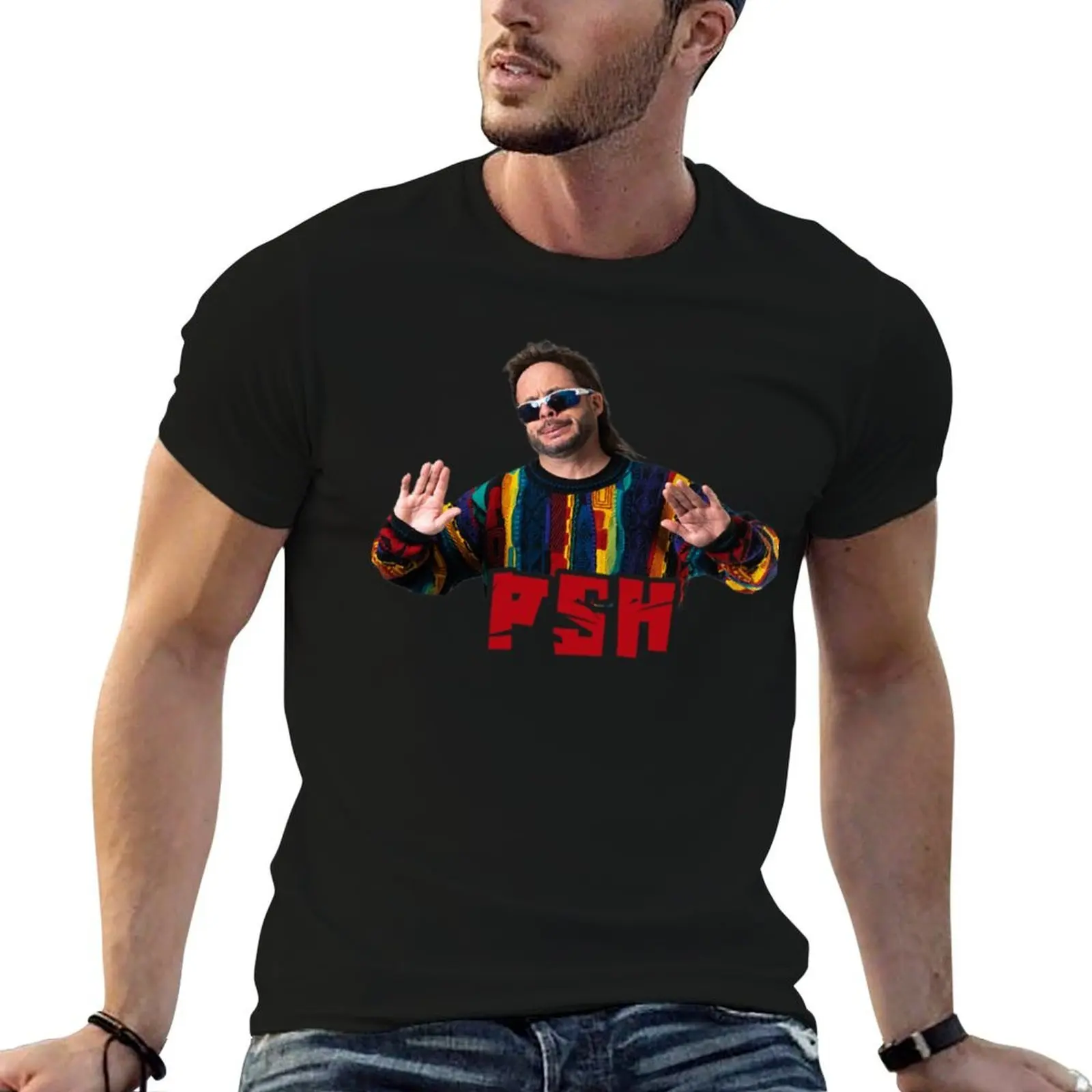 Фото Футболка Ed Bassmaster Merch, мужская футболка Ed Bassmaster, хлопковая футболка высокого качества, мужские футболки с графическим принтом, мужская футболка из 100% хлопка. №1