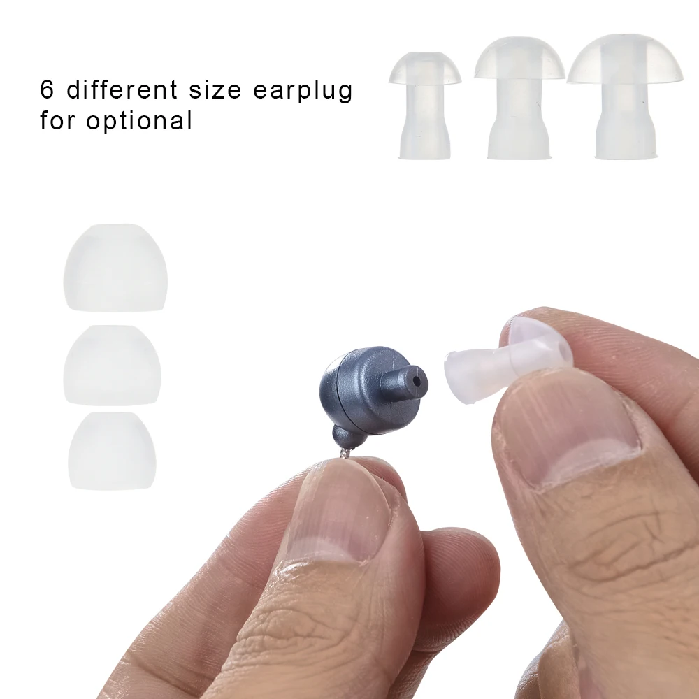 Long Standby Hearing Aid Behind The Ear Sound Amplifier Portable Left and Right Universal Rechargeable Deaf Gift