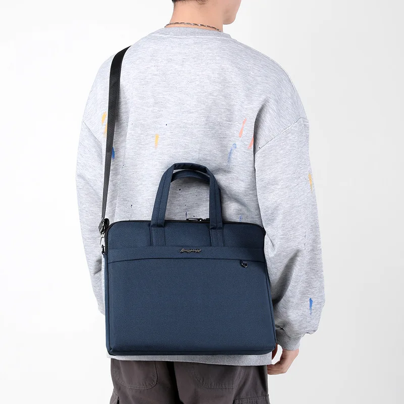 Men's Handbags Fashion Briefcases Computer Bags Business Commuting Messenger Bags Conference Documents Bags Zipper Bags Shoulder