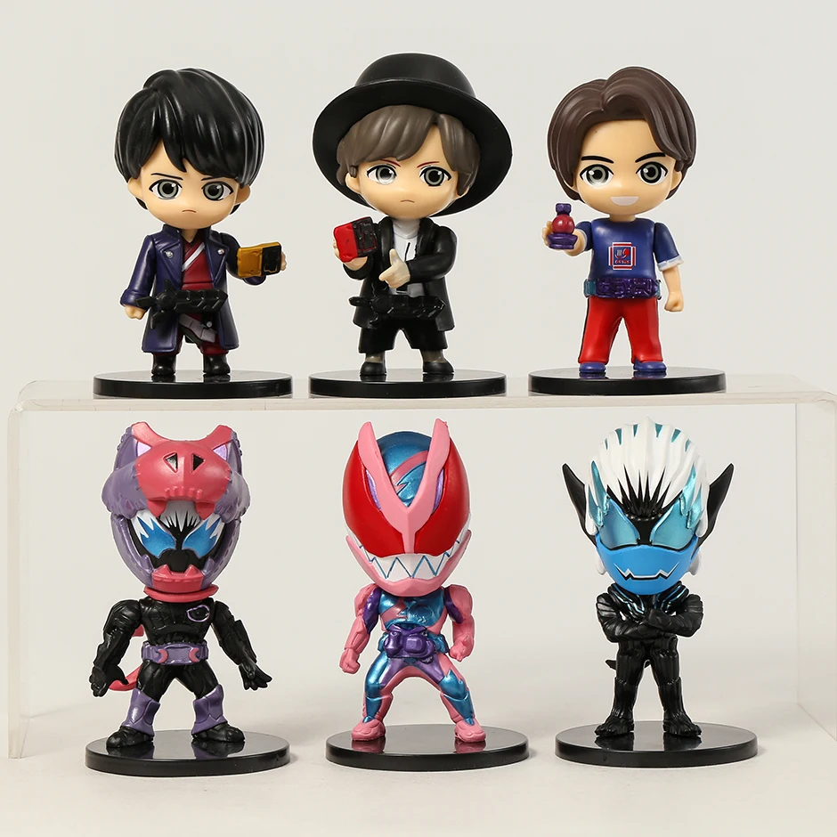

ПВХ игрушечные фигурки Kamen Rider Revice Q Ver, 6 шт./компл.