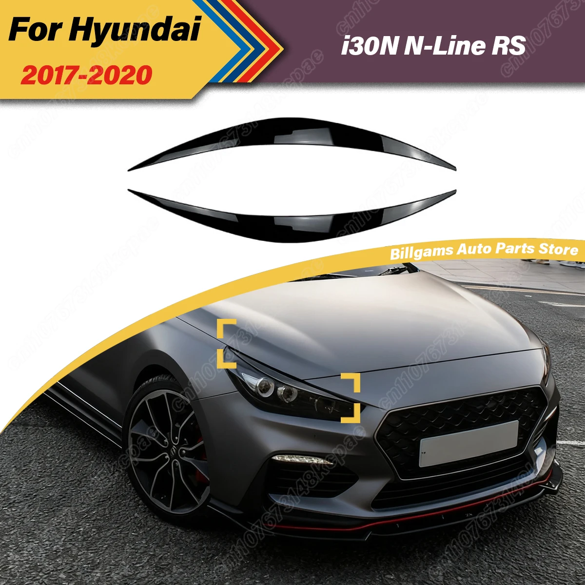 Фото Для Hyundai i30N N-Line RS Active Performance 2017 2018 2019 2020 автомобильные фары, брови, передняя противотуманная фара, комплект кузова №1