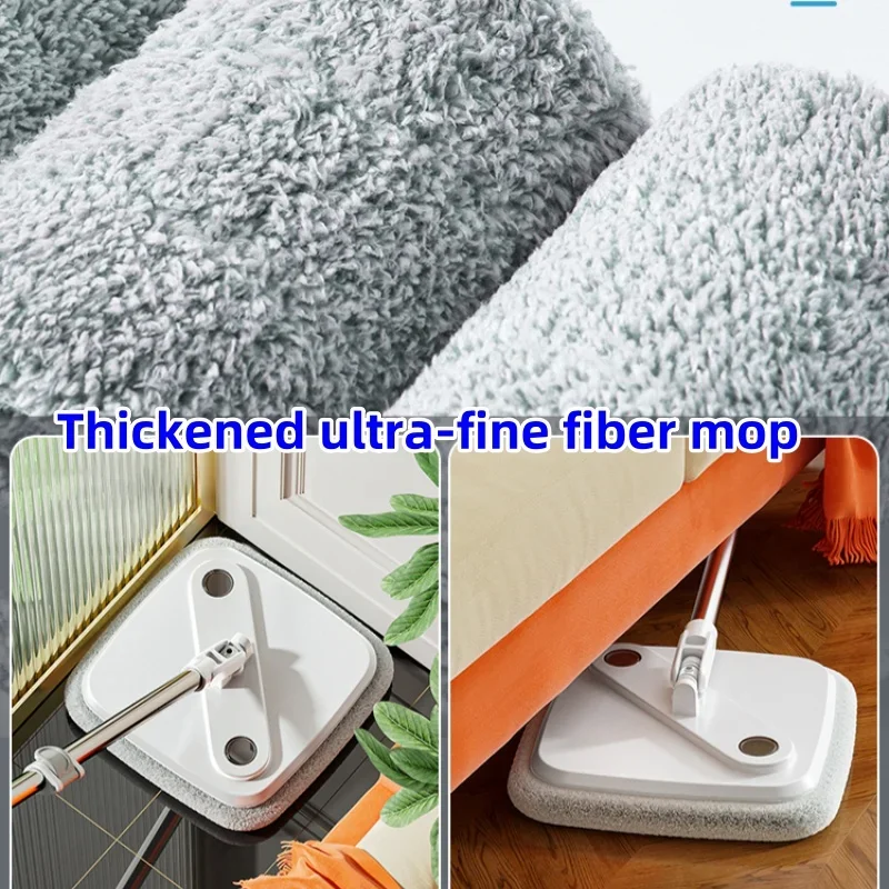 Новая Швабра для домашнего использования односторонняя мытья без рук ленивая