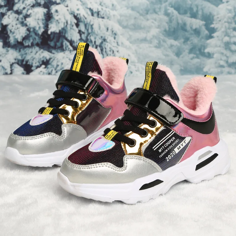 

2021 Kids Tenis Sneakers for Girls Fashion Lightweight Sports Running Shoes Children Casual Sneakers Boys Autumn Winter Shoes