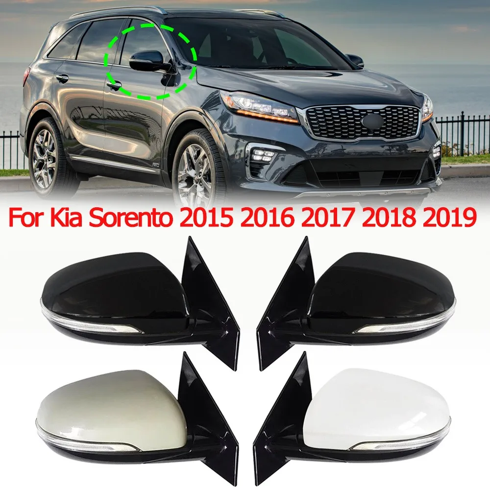 

Автомобильное зеркало заднего вида в сборе для KIA Sorento 2015, 2016, 2017, 2018, 2019, электрическая складная Регулировка объектива, нагревательный сигнал поворота