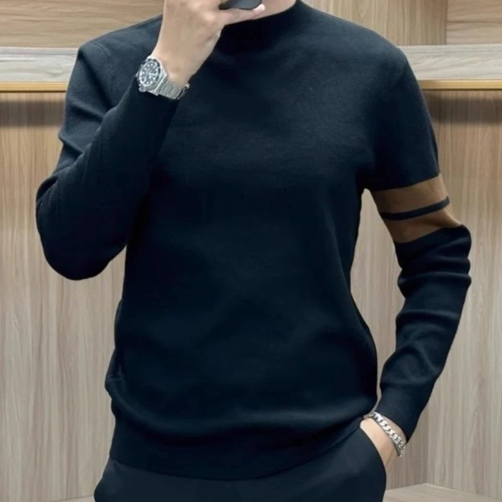 Футболка мужская однотонная облегающая с эмо-тематикой