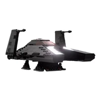 moc space war inquisitor shuttle spaceship building block kit imperial airship spacecraft brick model diy kid toy birthday gift