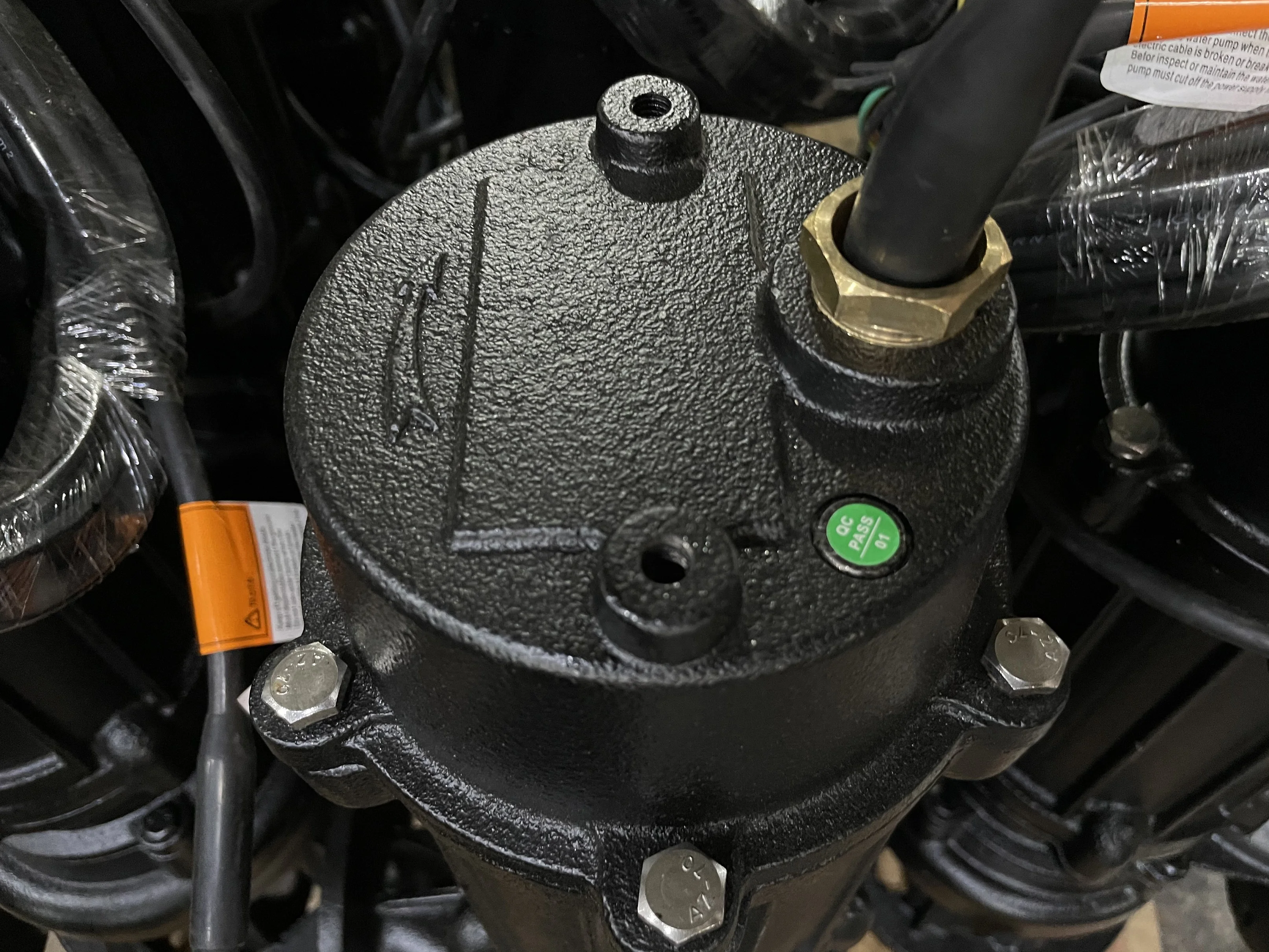 WATERPRO WQD 220 В 1 л.с. погружной дренаж для сточных вод 180 Вт электрический с