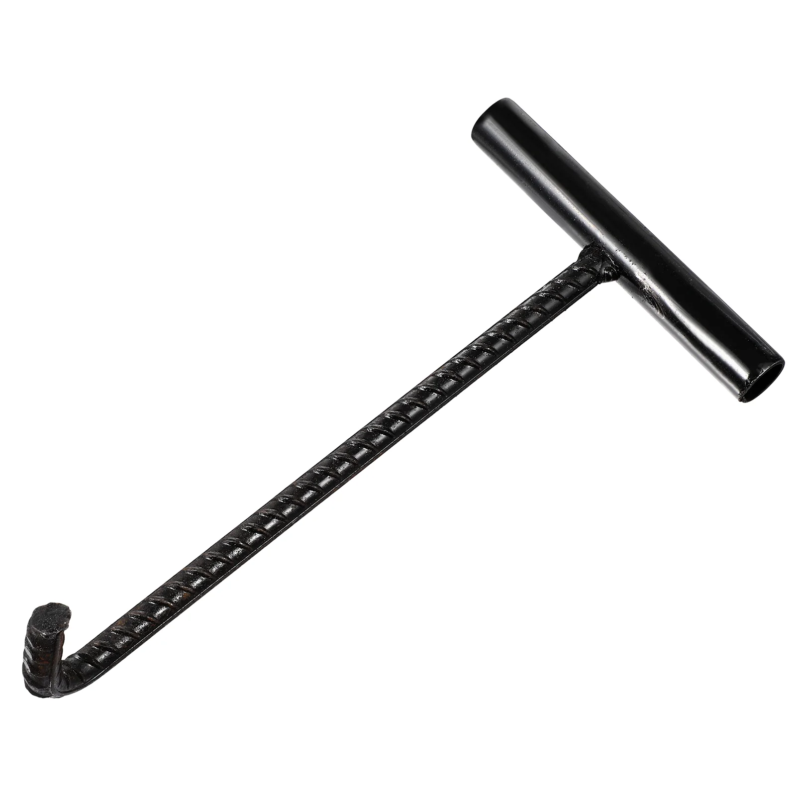 

T-hook Lift Practical Heavy-Duty Roller Shutter Door Rolling T-shaped Black Hooks For Hanging Pull