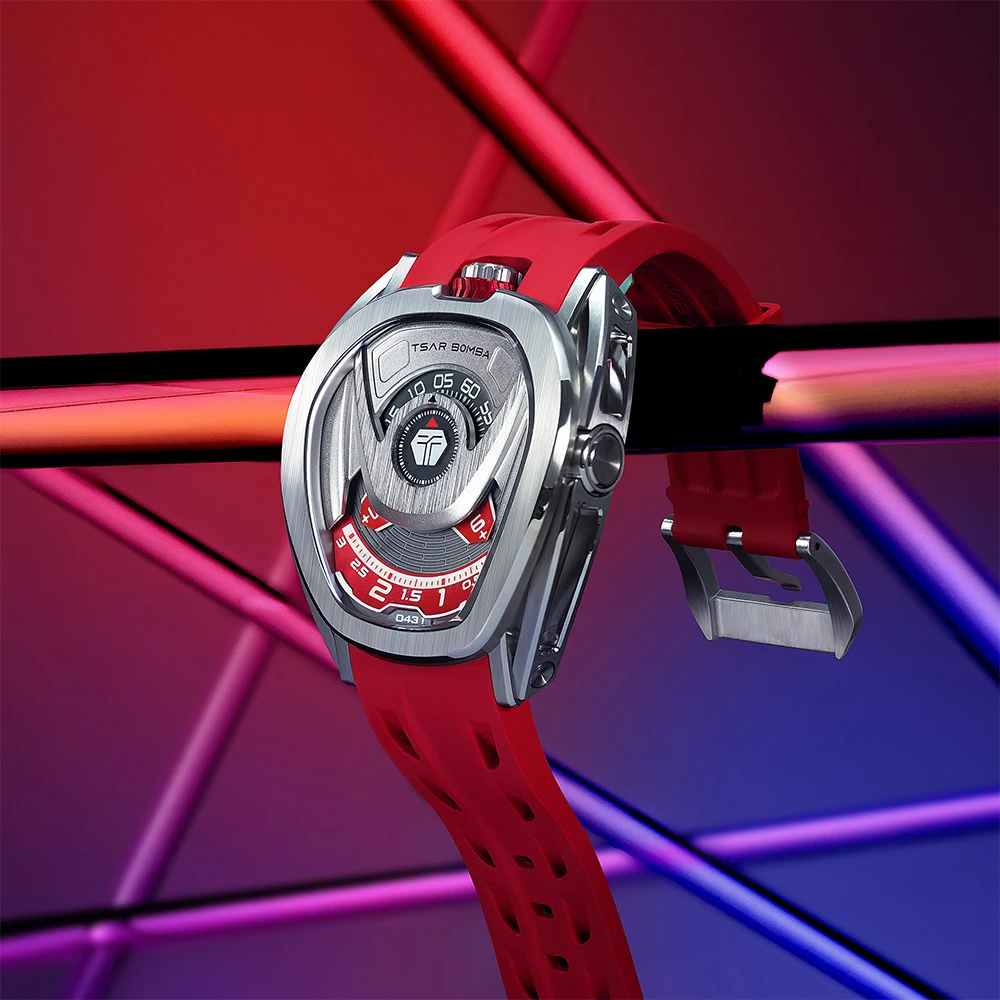 

Полностью автоматические механические часы TSAR BOMBA TB8213, быстроразъемный дизайн, водонепроницаемые Роскошные модные часы 100 м