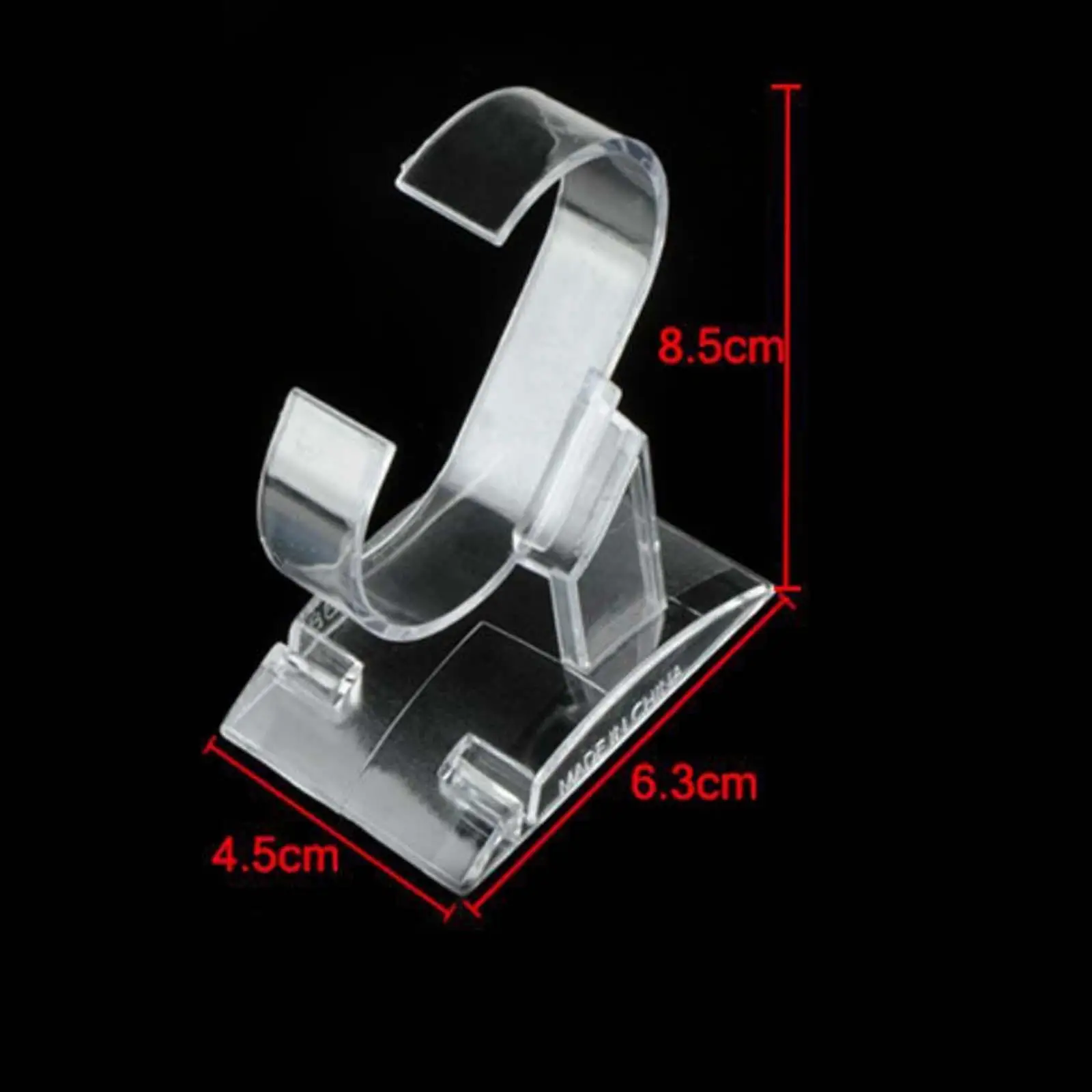 

Watch Holder C Shape Vertical Display Stand Multifunction Watch Display Stand for Jewelry Bracelet Shops Home Decor Showcases