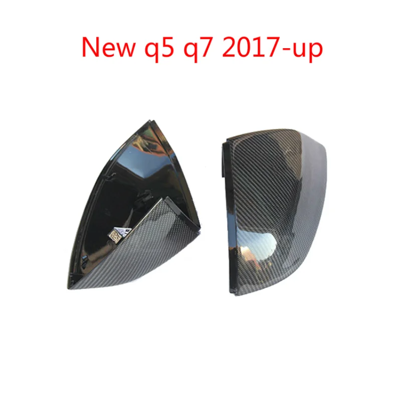 

For Audi Q5 8R Q7 4L SQ5 Real Carbon Fiber Side Mirror Cover Caps 2009 2010 2011 2012 2013 2014 2015 2016 Replacement style