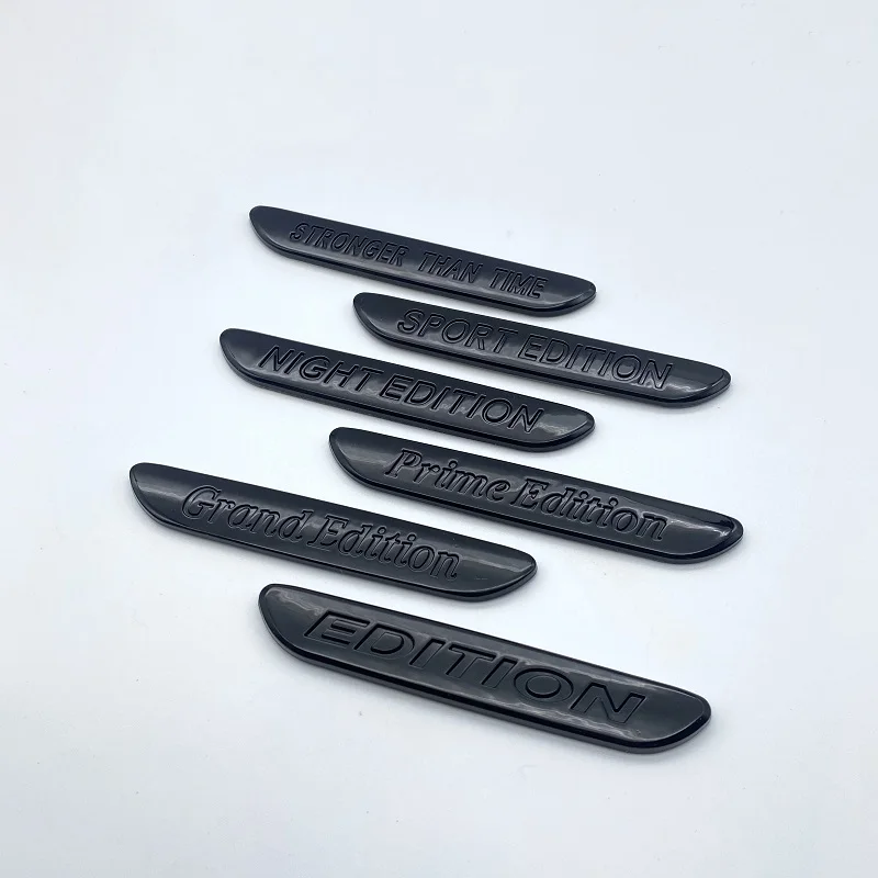 

NIGHT EDITION Grand Edition Prime Edition Blade Top ABS Emblem for Mercedes Benz Car Fender Side Badge Logo Sticker Glossy Black