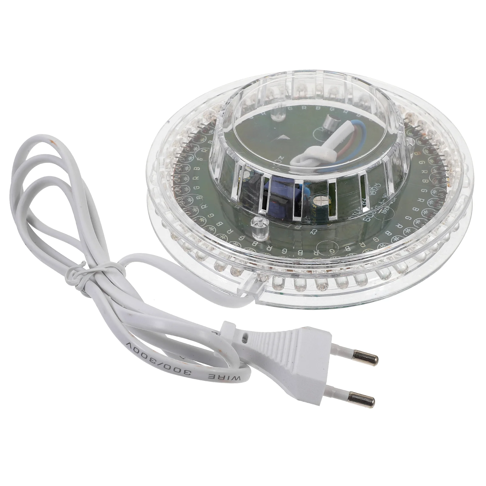 

Sunflower LED Light Party Voice-Activated /Auto Rotating 48-LED RGB Stage Lights White