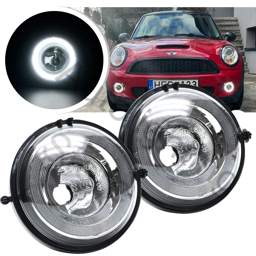 

LED DRL Daytime Running Light Fog Lamp For Mini Cooper R55 R56 R57 R58 R59 R60 R61 Paceman Bumper Driving Lamp