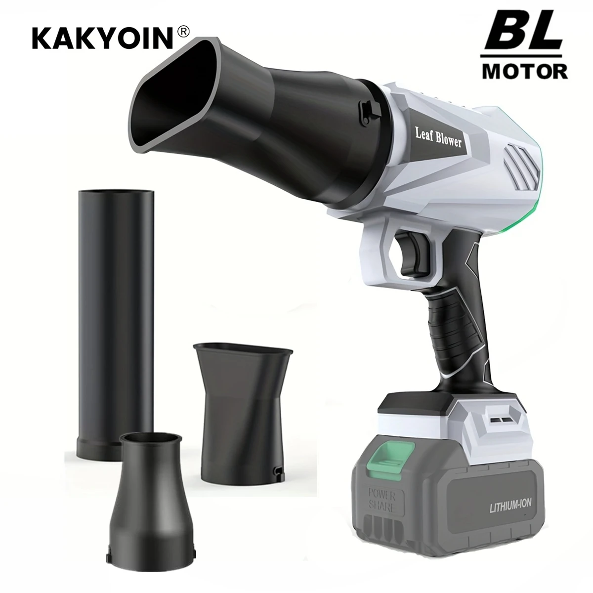 Бесщеточный электрический турбовентилятор 2800 Вт, струйный вентилятор 220 м/с, жестокая автомобильная сушилка, инструмент для выдувания снега и пыли, 3 сопла для батареи Makita 18 В