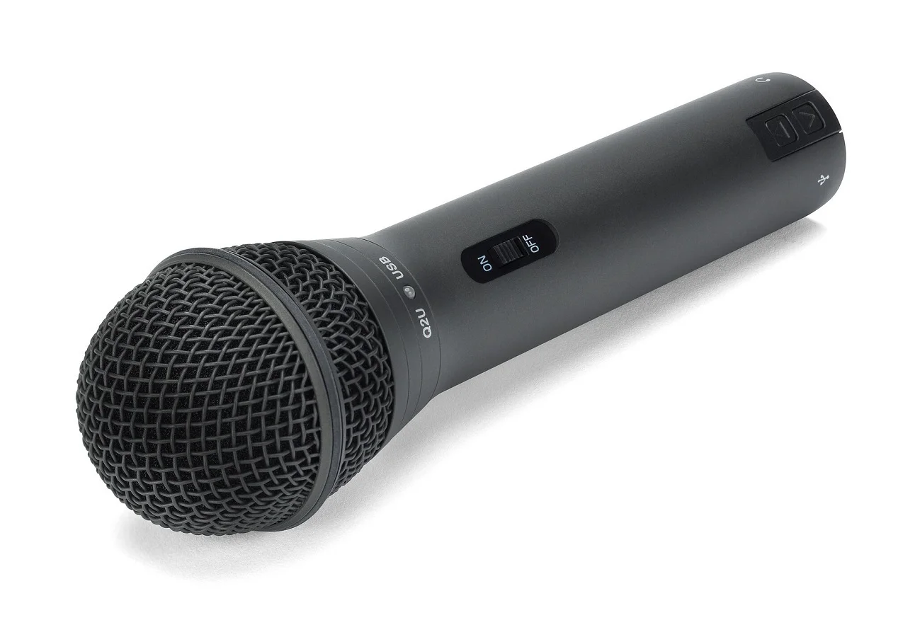 Handheld Dynamic USB Microphone Recording and Podcasting Pack (Black) enlarge