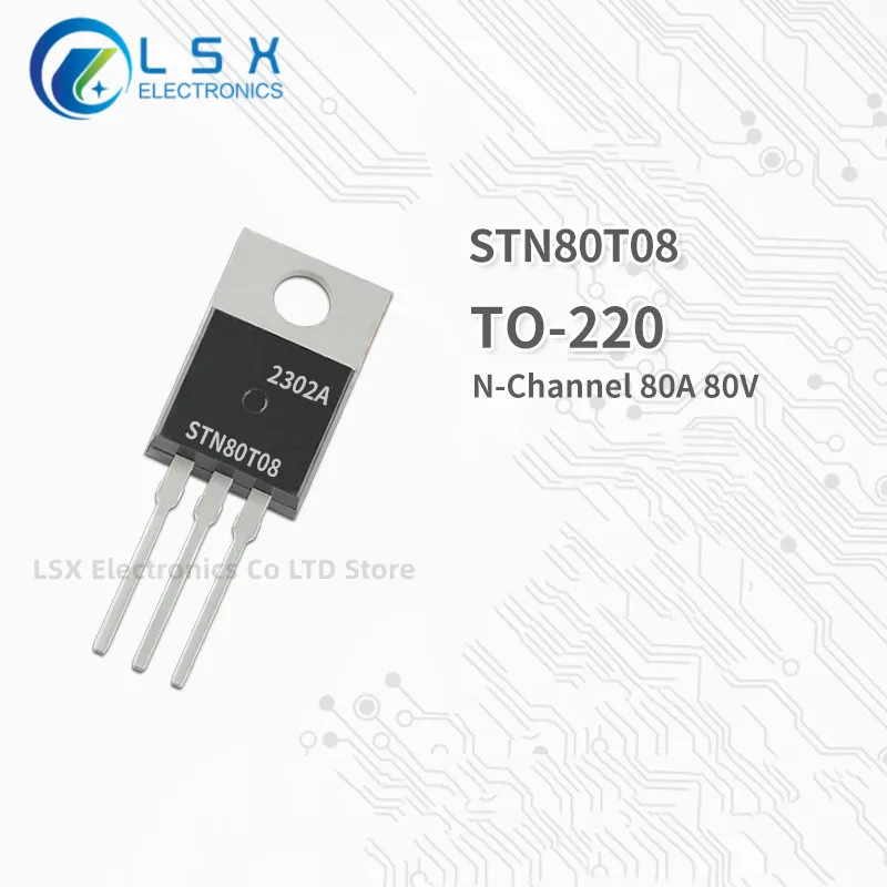

10pcs Brand New And Original Stn80t08 To-220 Mos 80a 80v in Stock