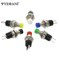 6pcs pbs 110 7mm momentary push button switch press the reset switch on off push button micro switch normally closed nc