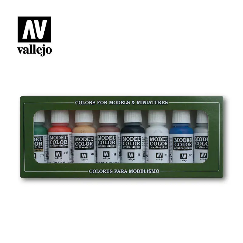 

Vallejo Spain AV paint Pigment Environmentally friendly water Basic color of war game Hand coating suit 70103