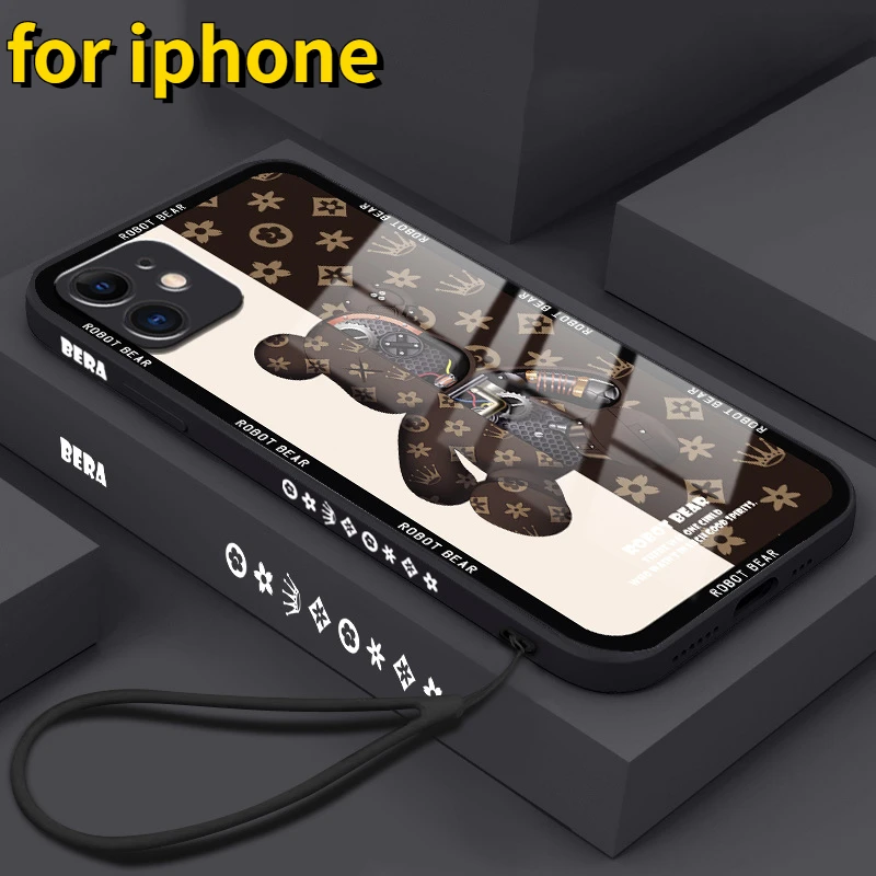 

Стеклянный чехол для iPhone XR XS X 7 8 Plus Mini 14 13 12 11 Pro Max